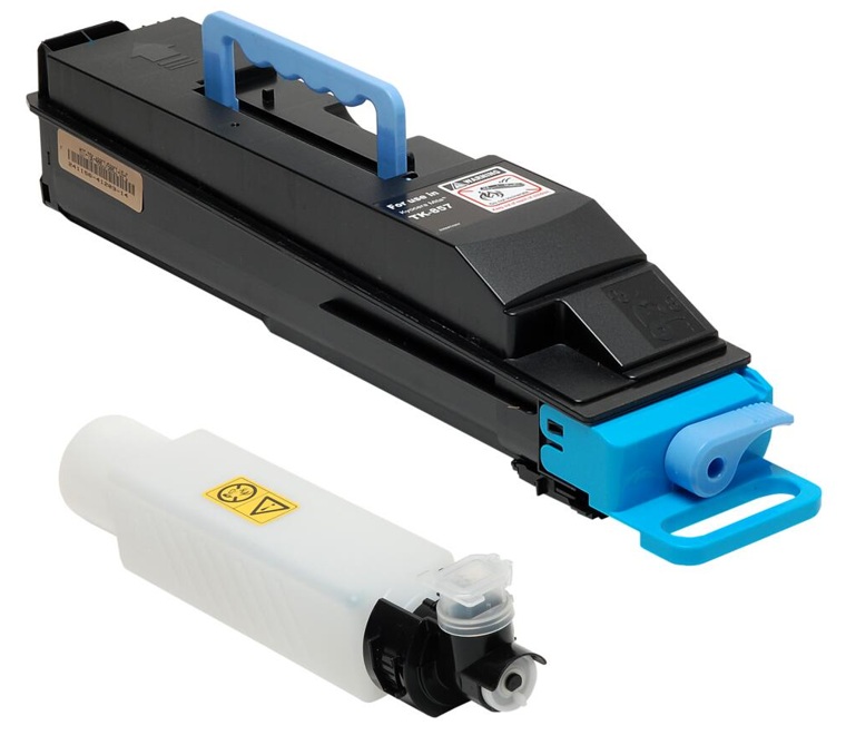 Toner Kyocera TK-857C / Cian 18.000 Páginas | 2608 – Kyocera TK-857C 1T02H7CUS0 es un cartucho de tóner original para equipos de impresión Kyocera. Tecnología de impresión: Láser, Color: Cian, Rendimiento estimado: 18.000 páginas, Cobertura 5%