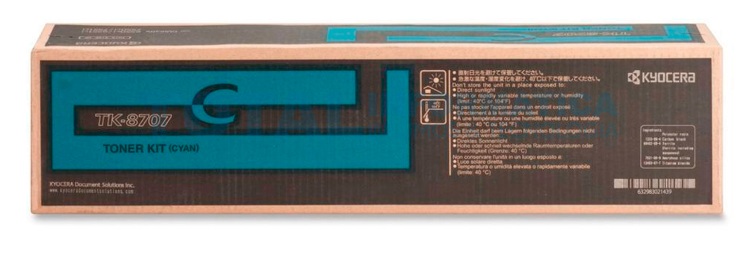 Toner Kyocera TK-8602C / Cian 20.000 Páginas | 2608 – Kyocera TK-8602C es un cartucho de tóner original para equipos de impresión Kyocera. Tecnología de impresión: Láser, Color: Cian, Rendimiento estimado: 20.000 páginas, Cobertura de referencia: 5%