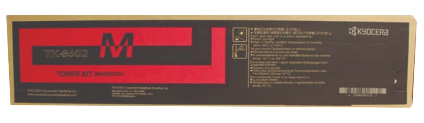 Toner Kyocera TK-8602M / Magenta 20.000 Páginas | 2608 – Kyocera TK-8602M es un cartucho de tóner original para equipos de impresión Kyocera. Tecnología de impresión: Láser, Color: Magenta, Rendimiento estimado: 20.000 páginas, Cobertura: 5%