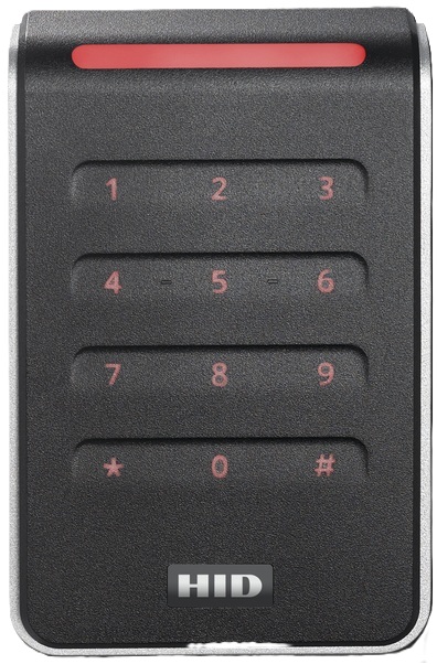 HID 40KNKS-00-000000 / Lector con teclado | 2604 – HID 40KNKS-00-000000 es un lector con teclado diseñado para el control de acceso con autenticación multifactor, tecnología iCLASS SE y soporte multitecnología, comunicación mediante protocolos Wiegand