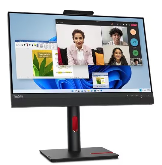 Monitor para Videoconferencia – 24'' / ThinkCentre TIO-24 G5 | 2606 – Lenovo ThinkCentre TIO-24 Gen5 12NAGAR1LA es un monitor IPS de 23.8” diseñado para la creación de estaciones de trabajo modulares. Cámara web Full HD 1080p con micrófono digital