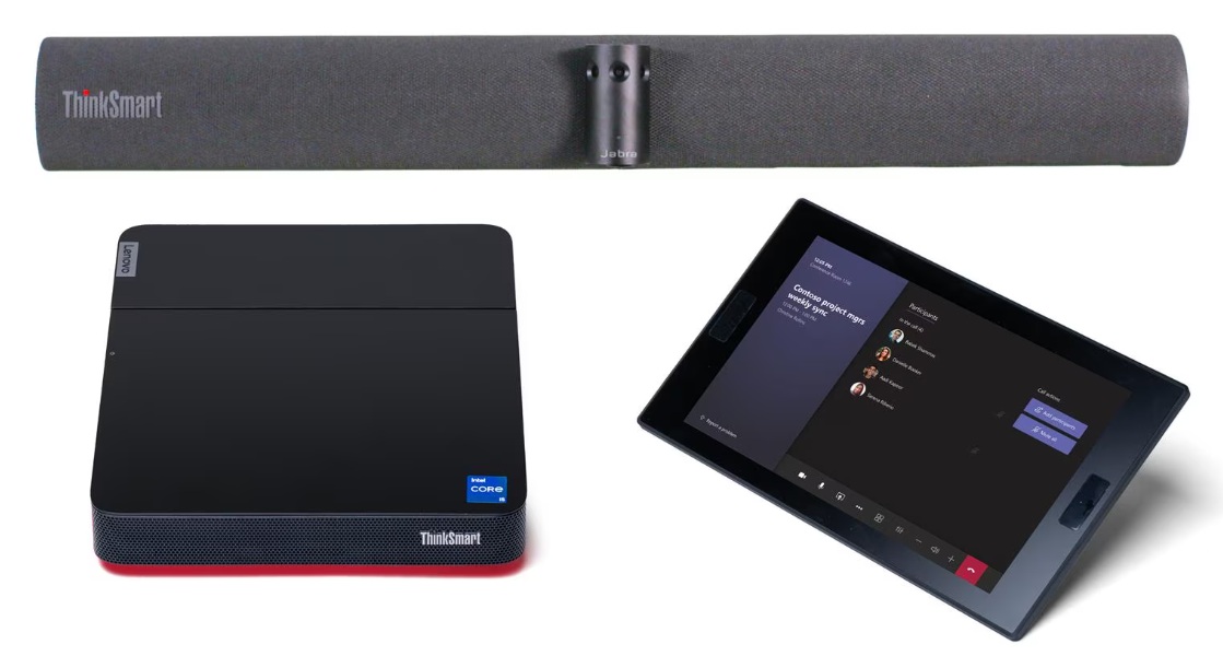 Sistema de videoconferencia / Lenovo ThinkSmart Core | 2606 – Lenovo 12VM0003LS es un sistema de videoconferencia diseñado para la gestión y automatización de salas de reuniones corporativas mediante Microsoft Teams Rooms. Procesador Core i5-1145G7E