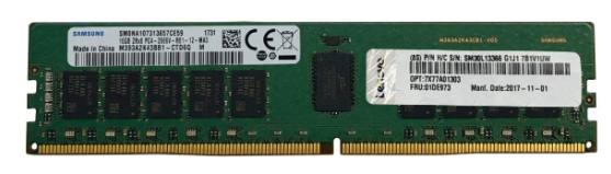 Memoria para Servidor - 32GB / Lenovo 4X77A90965 | 2606 – Lenovo ThinkSystem 32GB TruDDR5 6400MHz (2Rx8) RDIMM 4X77A90965 es un módulo de memoria RAM diseñado para maximizar el rendimiento en infraestructuras de servidores corporativos. Latencia CAS CL52