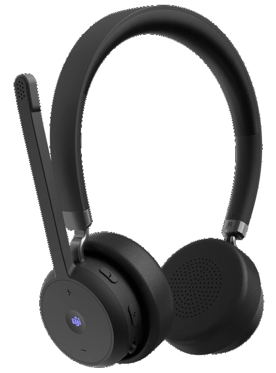 Diadema Inalámbrica / Lenovo Wireless VoIP Headset Teams | 2605 – Lenovo Wireless VoIP Headset (Teams) 4XD1M80020 es una diadema diseñada para oficina y centros de llamadas, conectividad inalámbrica dual Bluetooth 5.3 y receptor USB tipo A, formato biauri