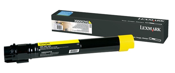 Toner Lexmark 22Z0011 / Amarillo 22.000 Páginas | 2608 – Lexmark 22Z0011 es un cartucho de tóner amarillo original de alto rendimiento para equipos multifunción Lexmark XS950 y XS955, Tecnología de impresión: Láser, Rendimiento: Hasta 22.000 páginas
