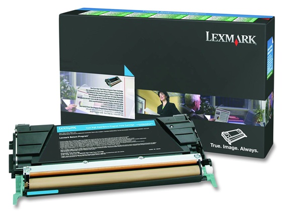 Toner Lexmark 24B5804 / Cian 10.000 Páginas | 2608 – Lexmark 24B5804 es un tóner de alto rendimiento, Tipo de cartucho: Original, Color de impresión: Cian, Rendimiento: Hasta 10.000 páginas, Compatibilidad: Lexmark CS748de, XS734de, XS736de y XS748de