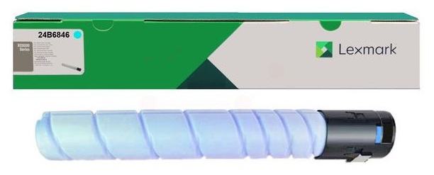 Toner Lexmark 24B6846 / Cian 30.000 Páginas | 2608 – Lexmark 24B6846 es un cartucho de tóner cian para impresoras multifunción Lexmark compatibles, Tecnología de impresión: Láser color, Rendimiento: Hasta 30.000 páginas basado en ISO/IEC 19798