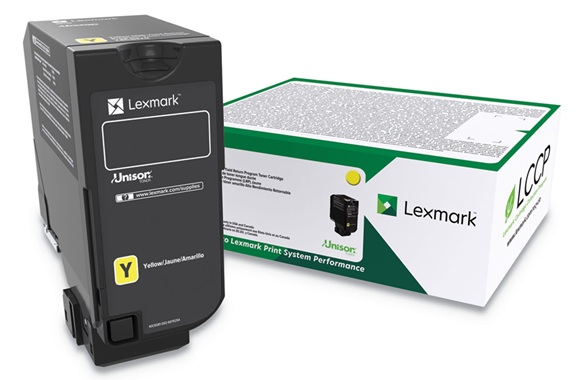 Toner Lexmark 74C4HY0 / Amarillo 12.000 Páginas | 2608 – Lexmark 74C4HY0 es un cartucho de tóner amarillo retornable de alto rendimiento, Tecnología de impresión: Láser de color, Rendimiento: Hasta 12.000 páginas estándar conforme a ISO/IEC 19798