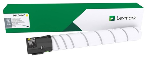 Toner Lexmark 76C0HY0 / Amarillo 34.000 Páginas | 2608 – Lexmark 76C0HY0 es un cartucho de tóner amarillo de alto rendimiento para impresión de grandes volúmenes, Tecnología de impresión: Láser de color, Condición del Producto: Nuevo / Original