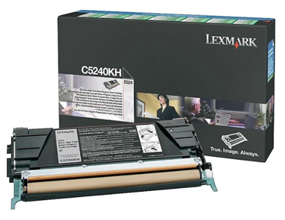 Toner Lexmark C5240KH / Negro 8.000 Páginas | 2608 – Lexmark C5240KH es un cartucho de tóner negro retornable de alto rendimiento, Tecnología de impresión: Láser de color, Condición del Producto: Nuevo / Original, Rendimiento: Hasta 8.000 páginas