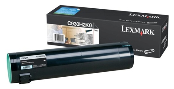 Toner Lexmark C930H2KG / Negro 38.000 Páginas | 2608 – Lexmark C930H2KG es un cartucho de tóner negro de alto rendimiento, Tecnología de impresión: Láser de color, Condición del Producto: Nuevo / Original, Rendimiento: Hasta 38.000 páginas estándar