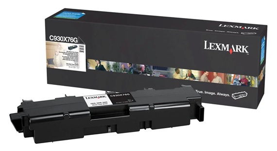 Toner Residual Lexmark C930X76G / 30.000 Páginas | 2608 – Lexmark C930X76G es una botella de tóner residual para equipos láser de color, Condición: Nuevo / Original, Rendimiento: Hasta 30.000 imágenes, Compatibilidad: Lexmark C935dn, C935dtn y X945e.