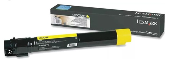 Toner Lexmark C950X2YG / Amarillo 22.000 Páginas | 2608 – Lexmark C950X2YG es un cartucho de tóner amarillo de extra alto rendimiento, Tecnología de impresión: Láser de color, Condición del Producto: Nuevo / Original, Rendimiento: Hasta 22.000 páginas