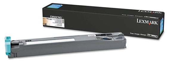 Tóner residual Lexmark C950X76G / 30.000 Pág | 2608 – Lexmark C950X76G es una botella de tóner residual original para equipos láser a color Lexmark, Tecnología de impresión: Láser de color, Rendimiento promedio: Hasta 30.000 páginas 