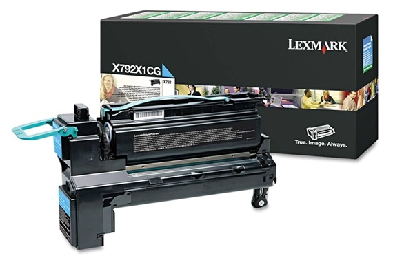 Toner Lexmark X792X1CG / Cian 20.000 Páginas | 2608 – Lexmark X792X1CG es un cartucho de impresión cian retornable de extra alto rendimiento, Tecnología de impresión: Láser de color, Rendimiento: Hasta 20.000 páginas estándar conforme a ISO/IEC 19798