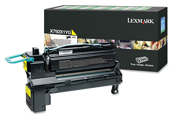 Toner Lexmark X792X1YG / Amarillo 20.000 Páginas | 2608 – Lexmark X792X1YG es un cartucho de impresión amarillo retornable de extra alto rendimiento, Tecnología de impresión: Láser de color, Rendimiento: Hasta 20.000 páginas conforme a ISO/IEC 19798