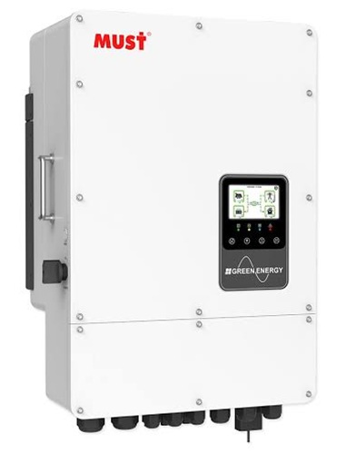 Inversor Solar Híbrido 10 kW / MUST PH11-10KL2-US | 2609 – MUST PH11-10KL2-US Inversor solar híbrido de fase dividida para operación on/off-grid, Potencia AC nominal: 10.000 W, Salida AC: 120/240 V y 208 V, Capacidad de carga desequilibrada: 100 %