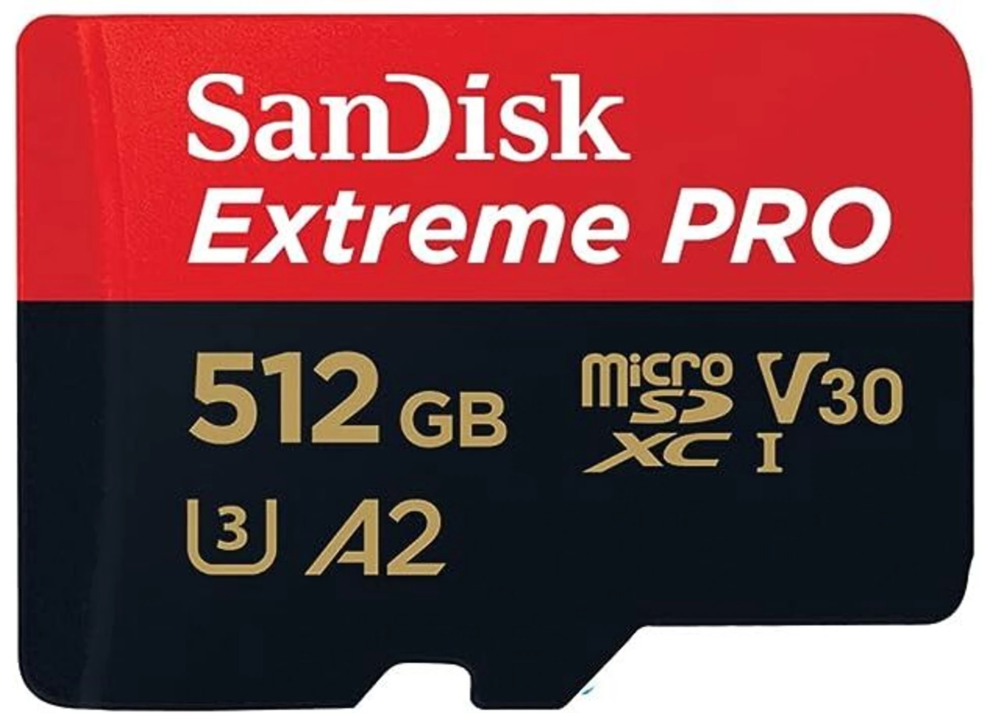 Memoria microSD 512GB / SanDisk SDSQXCD-512G-GN6MA | 2604 - SanDisk Extreme PRO SDSQXCD-512G-GN6MA es una tarjeta de memoria microSDXC de alto rendimiento diseñada para grabaciones de video 4K UHD y ejecución rápida de aplicaciones en drones