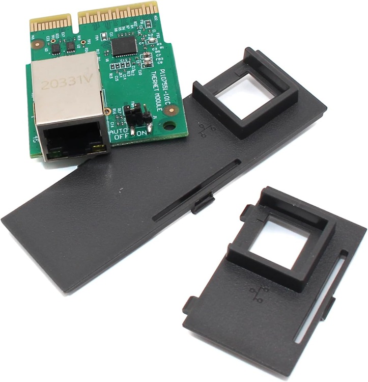 Modulo Ethernet / Zebra P1112640-015 | 2504 - Módulo de red ethernet LAN que agrega conectividad a las impresoras Zebra compatibles, Interfaz: 10/100 Ethernet, Conector RJ-45, Protocolos: TCP/IP, Soporte DHCP. Compatible con: Zebra ZD421D