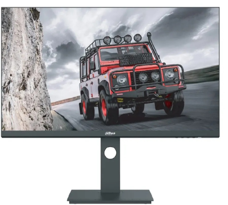 Dahua DHI-LM27-B201S / Monitor 27'' FHD Plano | 2504 – Monitor Dahua DHI-LM27-B201S de 27'' Full HD con panel IPS, Diseño sin borde en 3-lados y Protector ocular anti-luz azul, Puertos de Video: VGA & HDMI, Resolución: 1920 x 1080, Brillo: 250 cd/m²