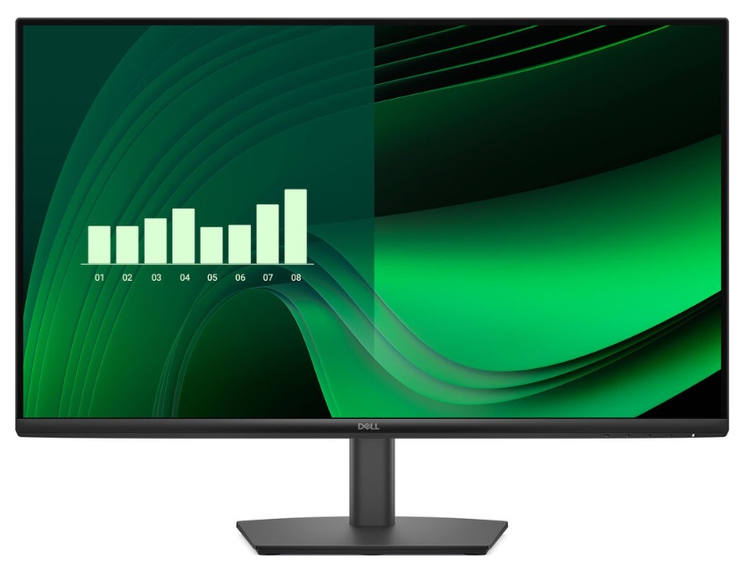 Monitor Plano - 27'' FHD / Dell E2725HM | 2607 - El Dell E2725HM Monitor de 27 pulgadas con panel IPS diseñado para entornos laborales que requieren calidad de imagen y comodidad visual prolongada. Ofrece Resolución FHD 1920×1080, Brillo 300 cd/m²