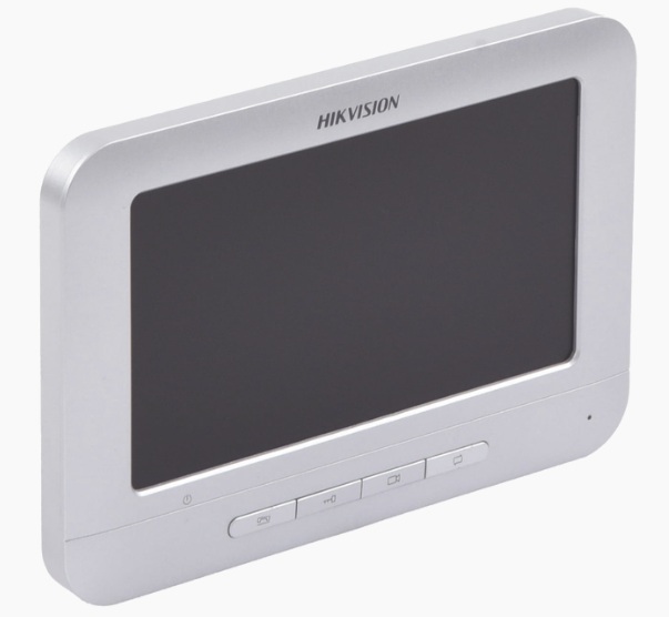 Monitor para videoportero / Hikvision DS-KH2220 | 2606 – Hikvision DS-KH2220 es un monitor diseñado para la recepción y control de llamadas en sistemas de videoportero análogo residenciales o comerciales. Cuenta con Pantalla LCD TFT, Tamaño de 7''