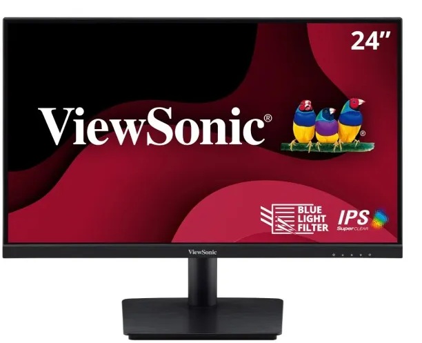 ViewSonic VA2409M / Monitor 24'' FHD Plano | 2505 - Monitor ViewSonic VA2409M de 23.6'' Full HD, Panel Tecnología IPS SuperClear, Sonido incorporado y Diseño sin marco, Interfaces  HDMI, VGA & Audio Out 3.5 mm, Resolución 1920 x 1080, Brillo 250 cd/m²