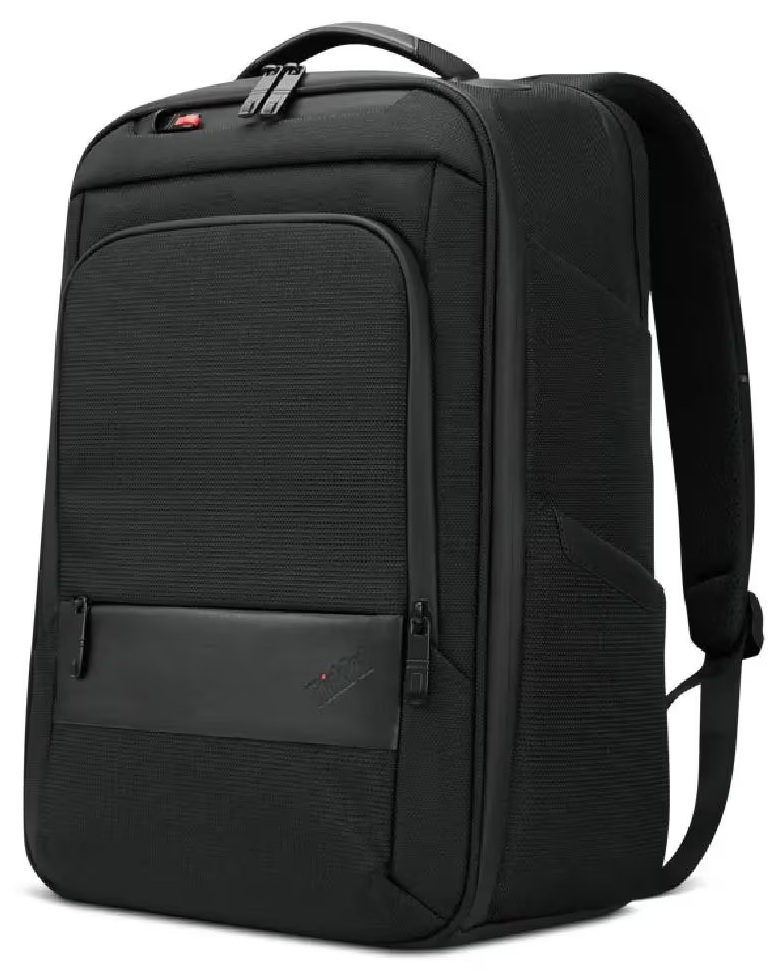 Morral Negro de 16'' / Lenovo ThinkPad Professional | 2605 – Lenovo ThinkPad Professional 4X41M69794 es una mochila diseñada para profesionales en movimiento, fabricada en poliéster reciclado y exterior repelente al agua, compartimento principal 18L