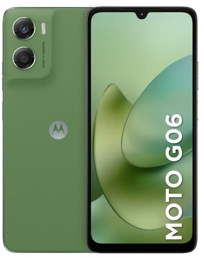 Smartphone 4G 128GB / Moto G06 Verde | 2606 – Motorola Moto G06 PB970051CO_C es un smartphone diseñado para comunicación móvil, redes sociales y entretenimiento multimedia en movilidad diaria. Procesador MediaTek Helio G81 Ultra de 8 núcleos