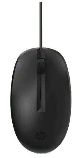 HP 125 265A9UT / Mouse USB-A con cable | 2606 – HP 125 265A9UT es un ratón diseñado para la productividad cotidiana mediante una conexión estable por cable USB, Dispositivo de tres botones con sensor de resolución ajustable de hasta 1200 ppp