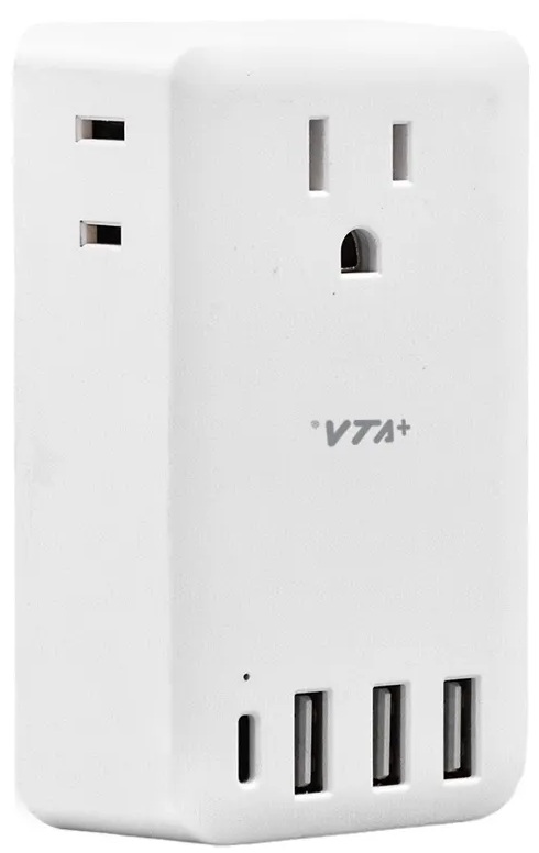 VTA-84766 Rictus Smart Home / Multitoma Inteligente 7 en 1 | 2603 - VTA-84766 es una Multitoma inteligente 7 en 1 con control remoto vía aplicación móvil compatible con iOS y Android, integración con asistentes de voz, programación de encendido y apagado