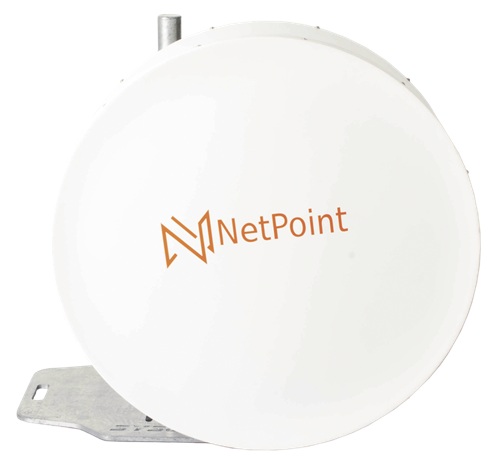 Antena Parabólica Blindada / NetPoint NP11 | 2609 - NetPoint NP11 es una antena parabólica blindada de alto rendimiento para enlaces punto a punto en bandas de 10 y 11 GHz, Rango de frecuencia: 10,1–11,7 GHz, Ganancia: Hasta 38 dBi