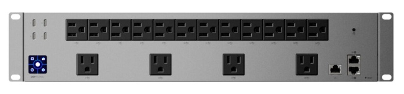 PDU de 16-Puertos / Ubiquiti USP-PDU-Pro | 2606 – Ubiquiti USP-PDU-Pro Barra de distribución de energía inteligente diseñada para despliegues de hardware en racks con alta demanda de administración remota, Compatible con plataforma centralizada UniFi