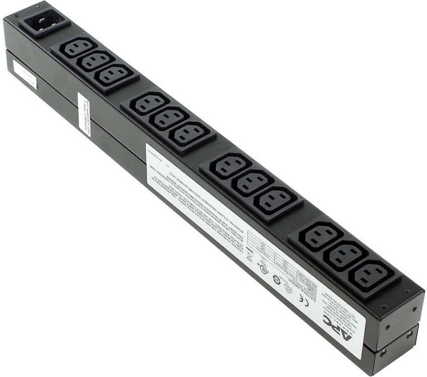 PDU para Rack - APC AP9565 / 12-Port | Voltajes Soportados (Entrada 200V-208V-230V, Salida 208V, 230V), Enchufes (Entrada 1x IEC-320 C20, Salida 12x IEC 320 C13) Consumo total de corriente 16A. Garantía 2 Años. 