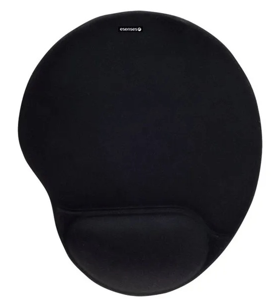 Pad Mouse / Esenses MP-300 | 2605 – Esenses MP-300 Pad mouse diseñado para brindar comodidad y precisión, cuenta con relleno en gel que se ajusta a la muñeca, superficie de tela suave para deslizamiento preciso, base pesada de espuma de poliuretano