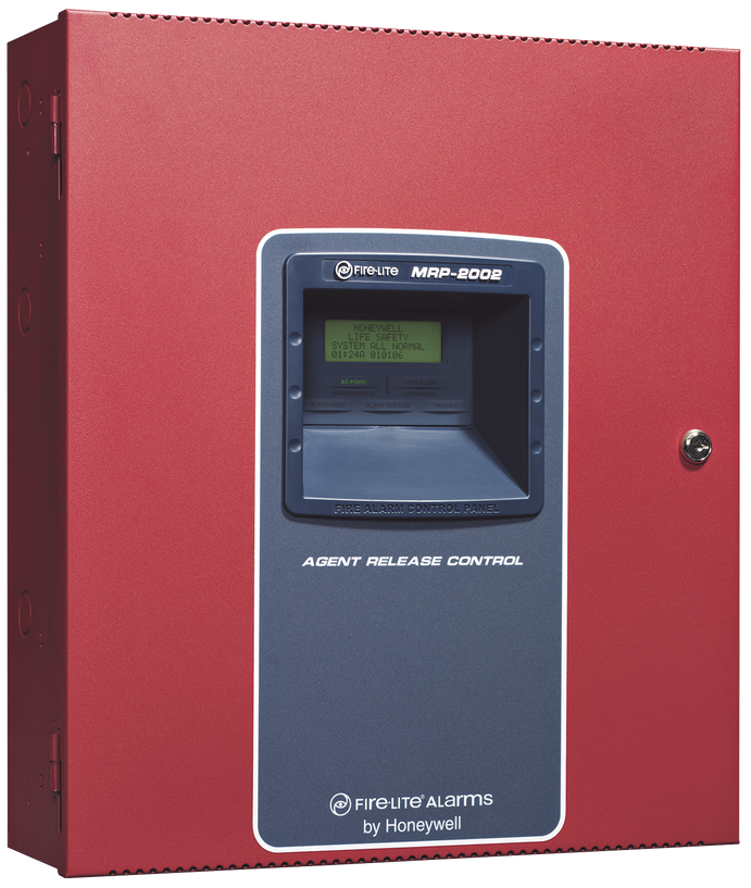 Fire-Lite MRP-2002 / Panel de Control de Liberación de Agentes | 2604 – Fire-Lite MRP-2002 es un panel de control convencional diseñado para la liberación de agentes extintores en sistemas de supresión de incendios, cuenta con 6 zonas de entrada