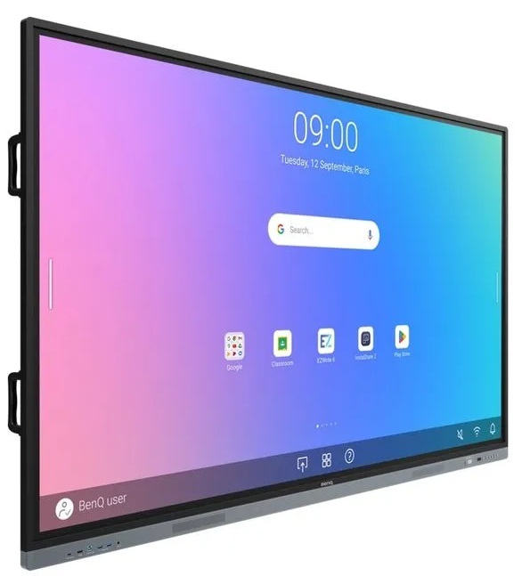 BenQ RE6504 / Pantalla Interactiva 65” 4K UHD | 2603 - BenQ RE6504 9H.F9ETK.DA5 es una pantalla interactiva de 65 pulgadas con resolución 4K UHD y tecnología táctil de 40 puntos. Funciona bajo Android 13, integrando un procesador Quad-core con 8GB de RAM 