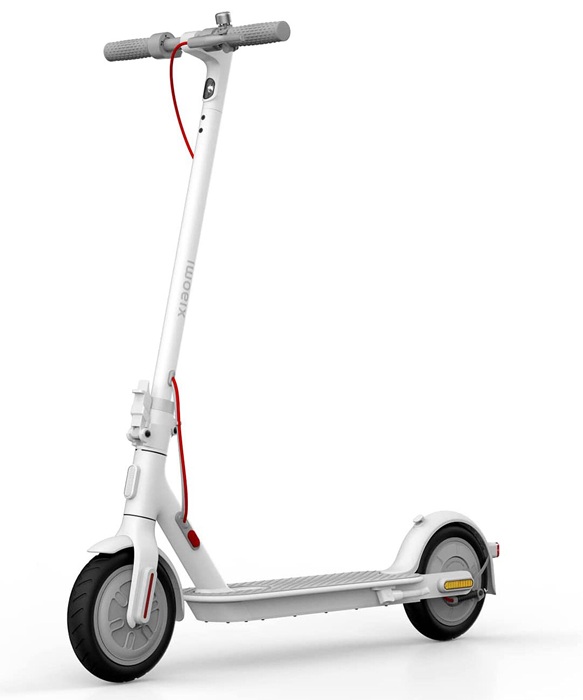 Patineta Eléctrica Plegable - Xiaomi FBC4003GL Blanco | Hasta 25km/h, Motor de 250w, Autonomía de la batería hasta 30km, Potencia del cargador 71w, Tiempo de recarga de baterías 5.5 horas, Frenado regenerativo + disco de freno, Consumo de energía 1.1kwh