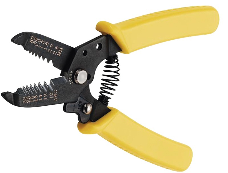 Tempo PA70056 / Pinzas de Precision | 2506 - Pinza de precisión diseñada para desforrar cables de calibre 22-10 AWG. Corta y pela cables eléctricos sólidos y trenzados, cables de altavoz, de conexión, multi conductores y cables planos, Cortador de tornill