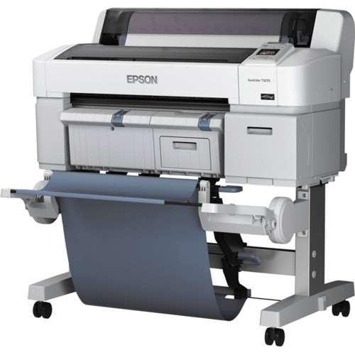 Plotter Epson SureColor T3270 24'' / 5-Tintas | 2400 - SC-T3270SR / Plotter de producción para uso interior, Conectividad USB 2.0 y Ethernet, Resolución máxima: 2880 x 1440 ppp, Ancho máximo de impresión: 24'' (61 cm), Velocidad: 22 x 34'' 28-seg
