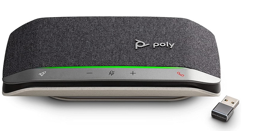 Altavoz HP 772C9AA / Poly Sync 20+ | 2509 - HP Poly Sync 20+ 772C9AA Altavoz inteligente Certificado para Microsoft Teams, Ideal para salas de 4 x 4 mts, Conexión USB & Bluetooth, Controles: Silenciar, Ajuste de volumen, Encendido/Apagado, Responder
