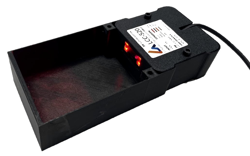 Grupo De La Roche LCC520CAS / Carcasa protectora | 2604 - Grupo De La Roche LCC520CAS es un soporte protector diseñado para la instalación del lector de documentos LCC-520, estructura metálica de alta resistencia, acabado en pintura electrostática