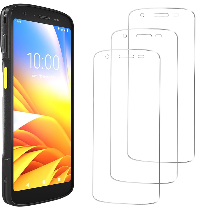 Protector de Pantalla / Zebra SG-TC2L-SCRNPT1-01 | 2504 - Protector de pantalla de vidrio templado para los dispositivos móviles Zebra TC22 y TC27, Incluye: Toallitas con alcohol, Paño de limpieza e instrucciones para la instalación del protector