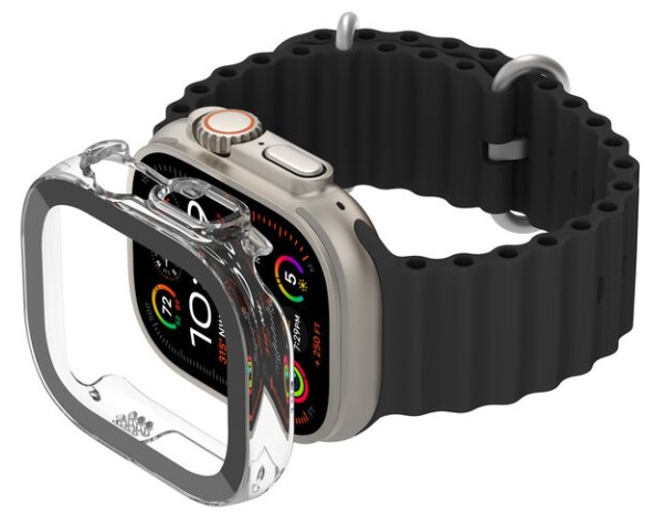 Protector Apple Watch / Belkin OWA001zzCL | 2604 – Belkin OWA001zzCL es un protector diseñado para Apple Watch Ultra 1 y 2, cuenta con cobertura envolvente de 360 grados, vidrio de alta calidad TemperedCurve, revestimiento antimicrobiano que reduce