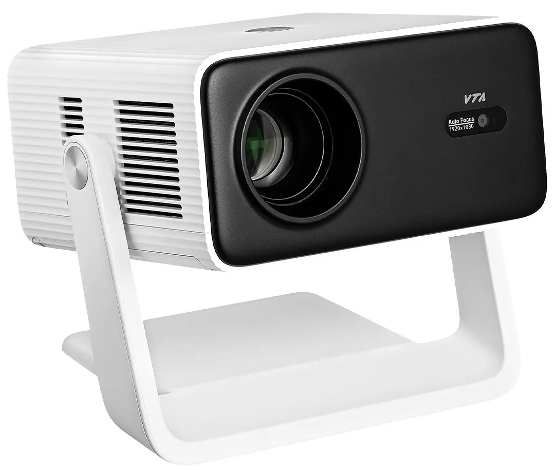 VTA-70338 Tottori Android / Proyector Inteligente 2800L | 2603 - VTA-70338 es un proyector LED inteligente con sistema Android 12, resolución Full HD nativa (1920x1080p), brillo de 2800 lúmenes, tamaño de proyección máximo de 120 pulgadas, WiFi dual