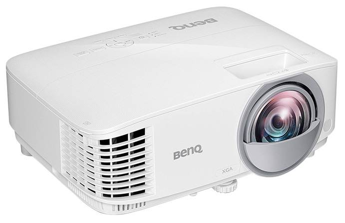Video Proyector Interactivo  3300 Lumenes -  BenQ MX825ST / XGA | Proyector Benq MX825ST de tiro corto para salones de clase, Distancia de proyección de 61cm, Tecnología DLP, HDMI, USB, Serial RS-232, Lámpara 200W. 9H.JGF77.13L 