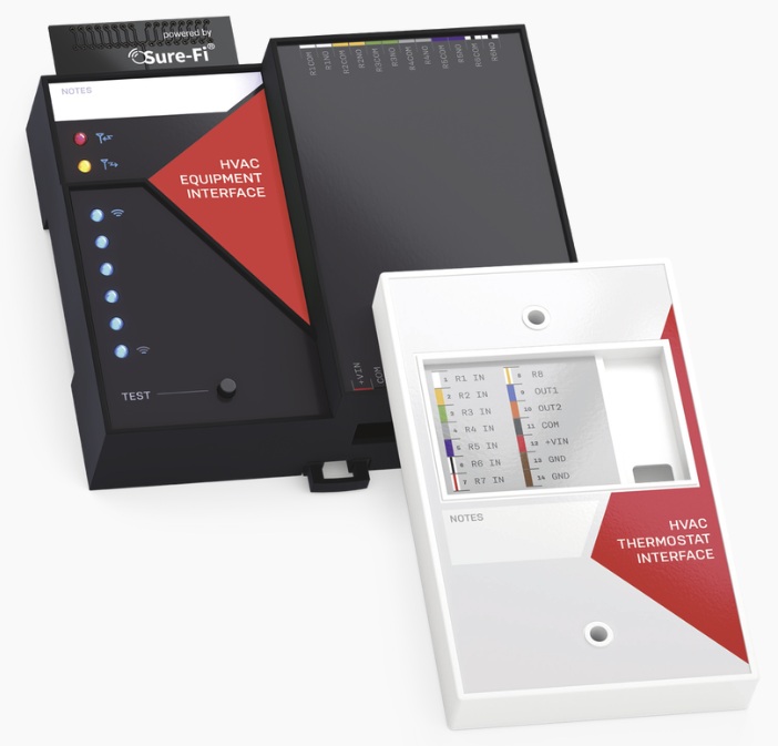 Transmisor Inalámbrico Multipunto / Sure-Fi DS005HVAC(CO) | 2604 - Sure-Fi DS005HVAC(CO) es un sistema de puente inalámbrico diseñado para conectar termostatos y equipos HVAC sin cableado, atraviesa 1.6 km de obstrucciones y 80 km en línea de vista