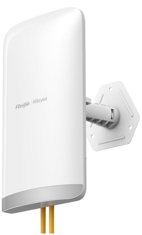 Puente Inalambrico WiFi 5 / Ruijie RG-EST350V2 | 2508 - Ruijie RG-EST350V2 es un bridge inalámbrico 802.11ac Wave2 (Wi-Fi 5) de alto rendimiento que opera en banda 5Ghz, diseñado para establecer enlaces punto a punto (PtP) o punto a multipunto (PtMP)