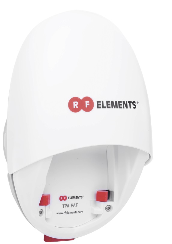 Adaptador RF Elements TPA-PAF | 2208 – Adaptador TwistPort para Rocket LTU, R5-AC-PRISM, RP-5AC-GEN2, AF-5X y AF-5XHD de Ubiquiti, Conexión: Puerto TwistPort, 2x RP-SMA, 1x SMA para GPS, 5180 - 6400 MHz