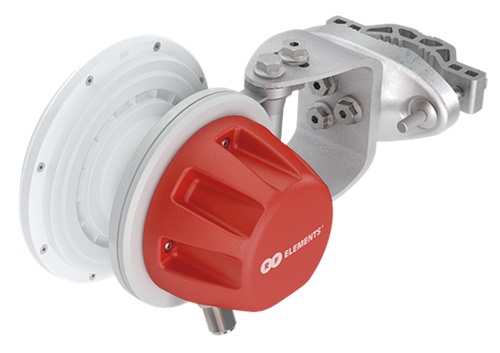 Antena Sectorial / RF Elements HG3-CC-S50 | 2609 - RF Elements HG3-CC-S50 es una antena sectorial Horn simétrica Carrier Class Gen2 para aplicaciones inalámbricas, Rango de frecuencia: 5.180–6.400 MHz, Ganancia: 14,3 dBi, Apertura horizontal: 50°